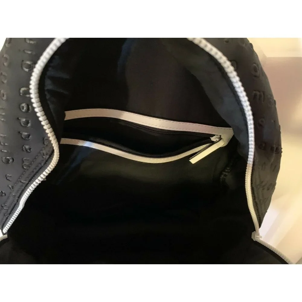 Madden Girl Black Backpack Book Bag‎